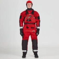 NRS Extreme SAR GTX Dry Suit 18 NRS Extreme SAR GTX Dry Suit -Dive Gear Shop 22529 04 red model frontpfd 111021 2000x2000
