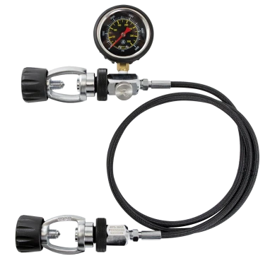 Deluxe Cylinder Equalizer With Braided HP Hose 1 Deluxe Cylinder Equalizer With Braided HP Hose