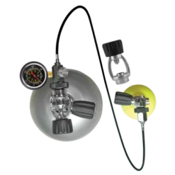 New Release -Dive Gear Shop ac366 deluxe cylinder equalizer with braided hp hose 2