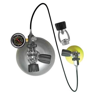 Deluxe Cylinder Equalizer With Braided HP Hose 2 Deluxe Cylinder Equalizer With Braided HP Hose - Image 2