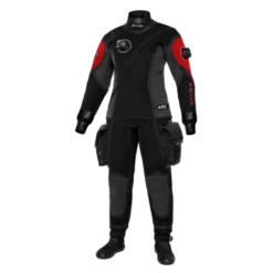 BARE Women's Guardian Tech Dry -Dive Gear Shop bare guardiantechdrysuit 0 red
