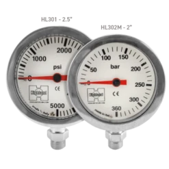 Highland 2" And 2.5" Brass & Glass SPG