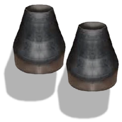Latex Cone Ankle Seals (pair)