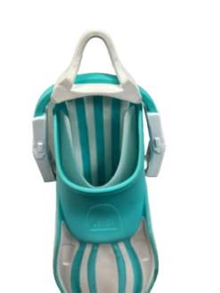 REC Fin - White/Blue - Size Reg - USED -Dive Gear Shop recfinu