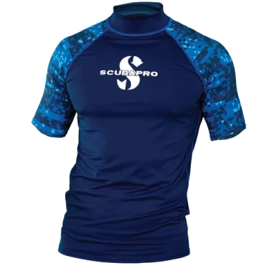 UPF 50 RASH GUARD, SHORT SLEEVE, MEN 1 UPF 50 RASH GUARD, SHORT SLEEVE, MEN