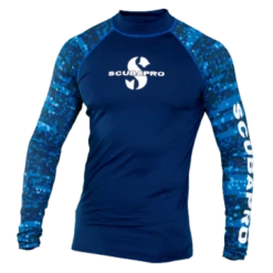 UPF 50 RASH GUARD, LONG SLEEVE, MEN -Dive Gear Shop upf50 rashm