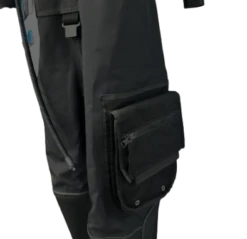 BARE Open Box X-Mission Evolution Drysuit - Black XLS -Dive Gear Shop x mission ob pock 2