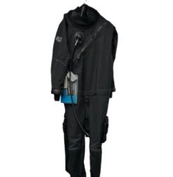 BARE Open Box X-Mission Evolution Drysuit - Black XLS