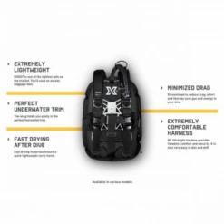 Nx Ghost Standard Single Tank BCD Package -Dive Gear Shop xdeep nx ghost standard scuba diving bcd 5